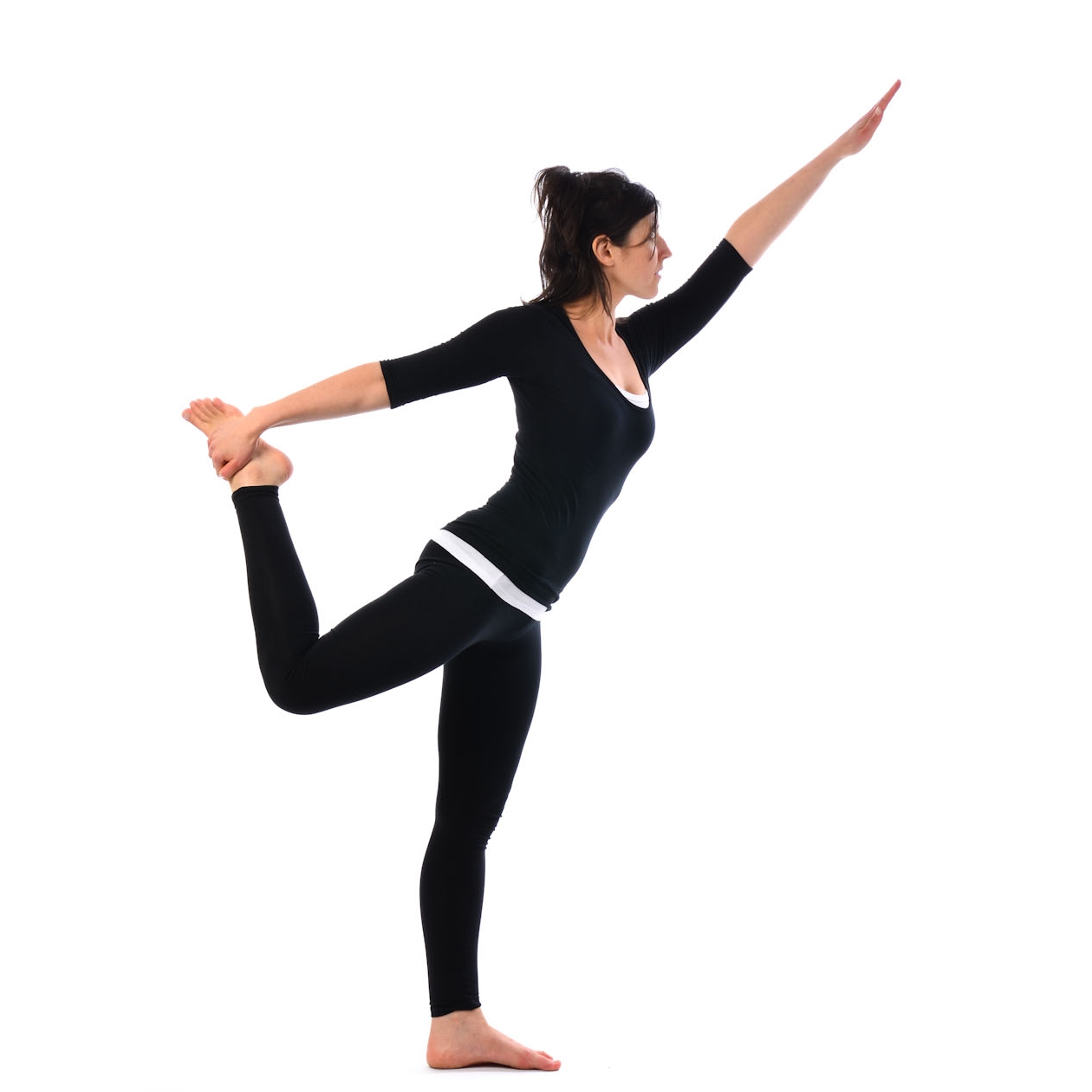 Beautiful Yoga: Dancing Shiva Pose Stock Image - Image of backbend,  beginner: 83518289